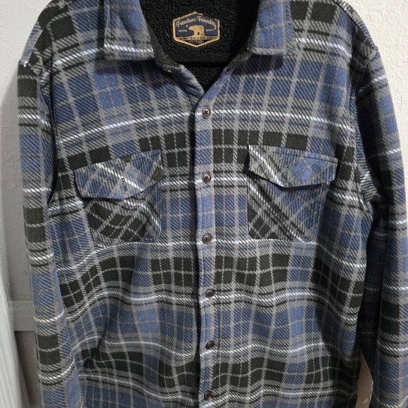 Freedom Foundry Other - Blue and Black Plaid Casual Button Down Shirt